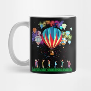 ballon's festival funny art Mug